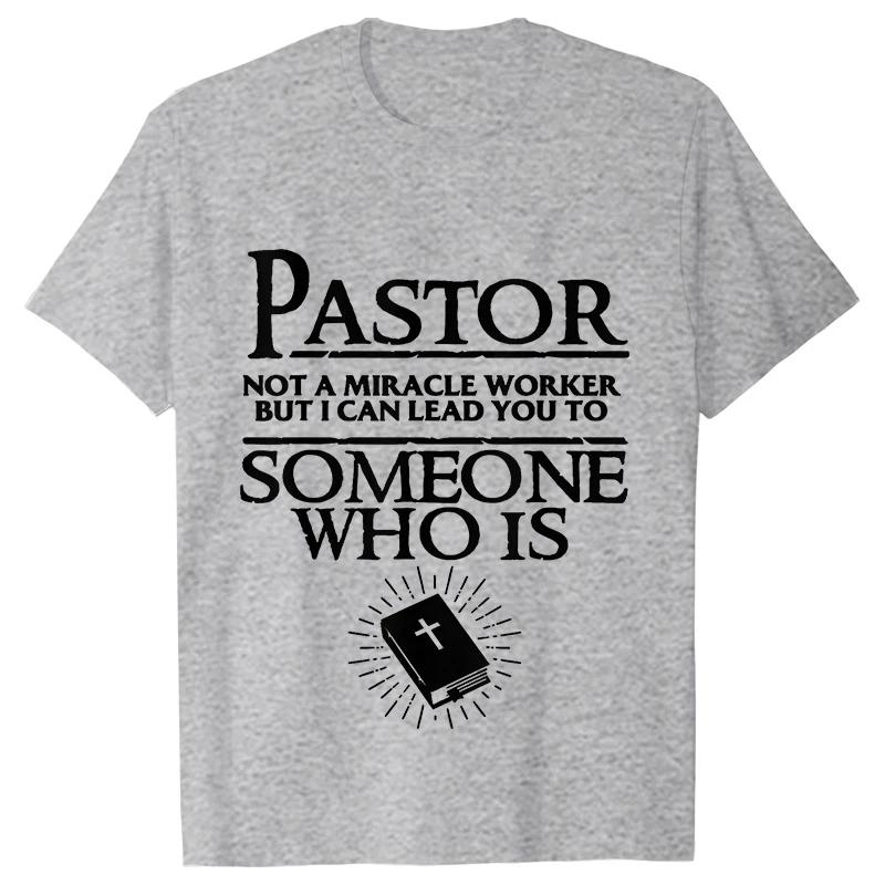 Pastor Cool Křesťanská trička pro muže Letní streetové oblečení Krátký rukáv Manžel Přítel Narozeninové dárky Tričko Pánské oblečení