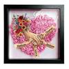 Personalized Mommy Holding Hands Shadow Box with Ring And Manicure Custom Names Floral Heart