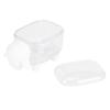 Cute Cartoon Stationery Cotton Swab Makeup Cotton Storage Box Holder   (White Sheep)