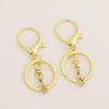 10Pcs Heavy Duty Metal Keychain Lobster Claw Swivel Clips with Key Ring for Purse Strap Attachment