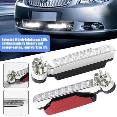 Větrem poháněné auto LED denní svícení Pomocné osvětlení Rotace ventilátoru Automobil Denní světlomet