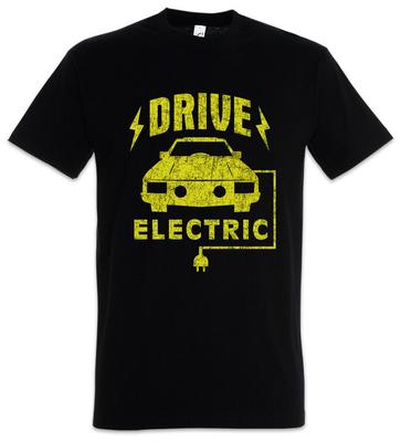 Drive Electric Pánské tričko Zábava s elektromobilem BEV PHEV Plug In Plug In Electric