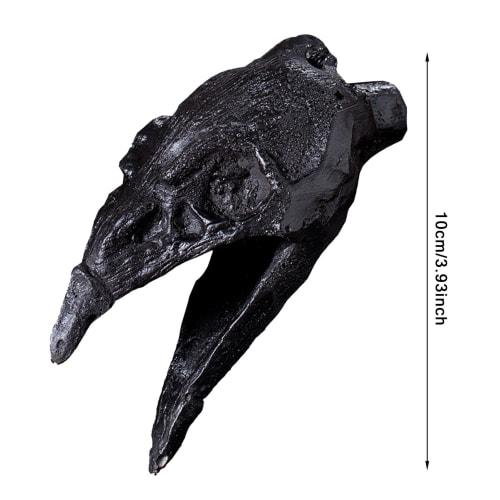 Small Death Whistle - Realistic Screaming Aztec Death Whistle | Crow Mouth Design Whistle, Prank Halloween Ornament, Authentic Aztec War Whistle, Coll