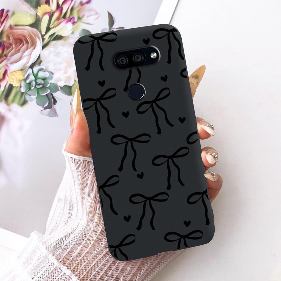 Para LG K40s 2019 Funda Nueva Moda Flor Mariposa Silicona Suave Mate Cubierta Para LG K40s K 40s Funda en LGK40s Paracho Protector
