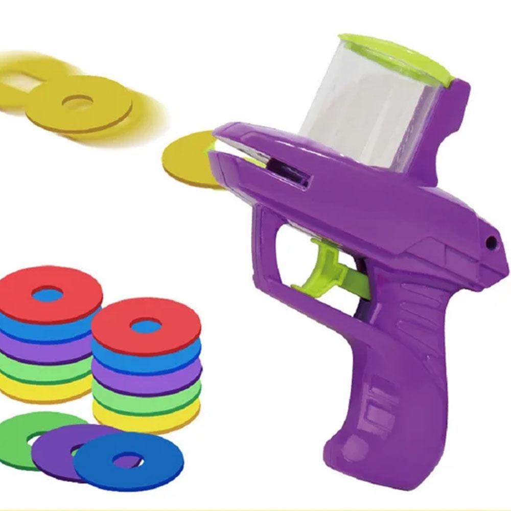 

Творческий пистолет-редиск НЛО, безопасный пистолет с мягкими пулями, детский игрушечный пистолет, боевая игрушка для родителей и детей на открытом воздухе фиолетовый