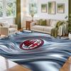 AC Milan Design Crystal Velvet Rug Soft Decorative Mat for Bedroom Entrance