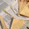 Plastic Chinese Japanese Folding Fan Colorful Folding Fan Decorative Portable Photo Props  Outdoor