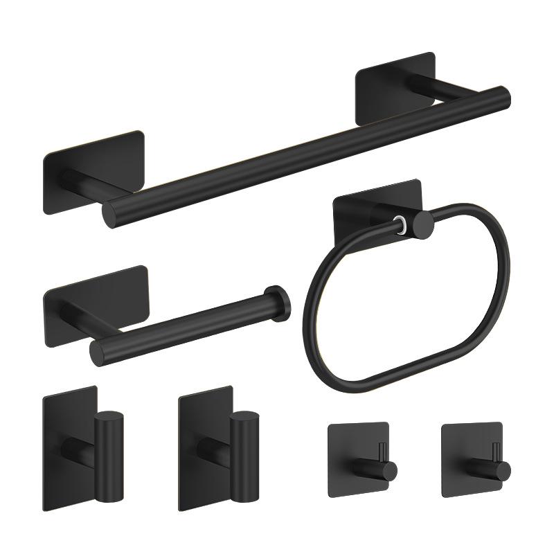 18-Piece Stainless Steel Bathroom Set: Towel Bars, Tissue Holder, Hooks, and Accessories
