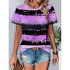 Women's T-shirt with Striped Pattern