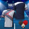 New Men Women Table Tennis Badminton Training Clothing Sportswear T-shirt Quick Dry Gym Tops O-Neck Short Sleeve Club Uniform
