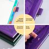 2027 Zodiac Pattern Embossed Planner Notebook With Elastic Strap Pen Loop For Daily Schedule Office Study