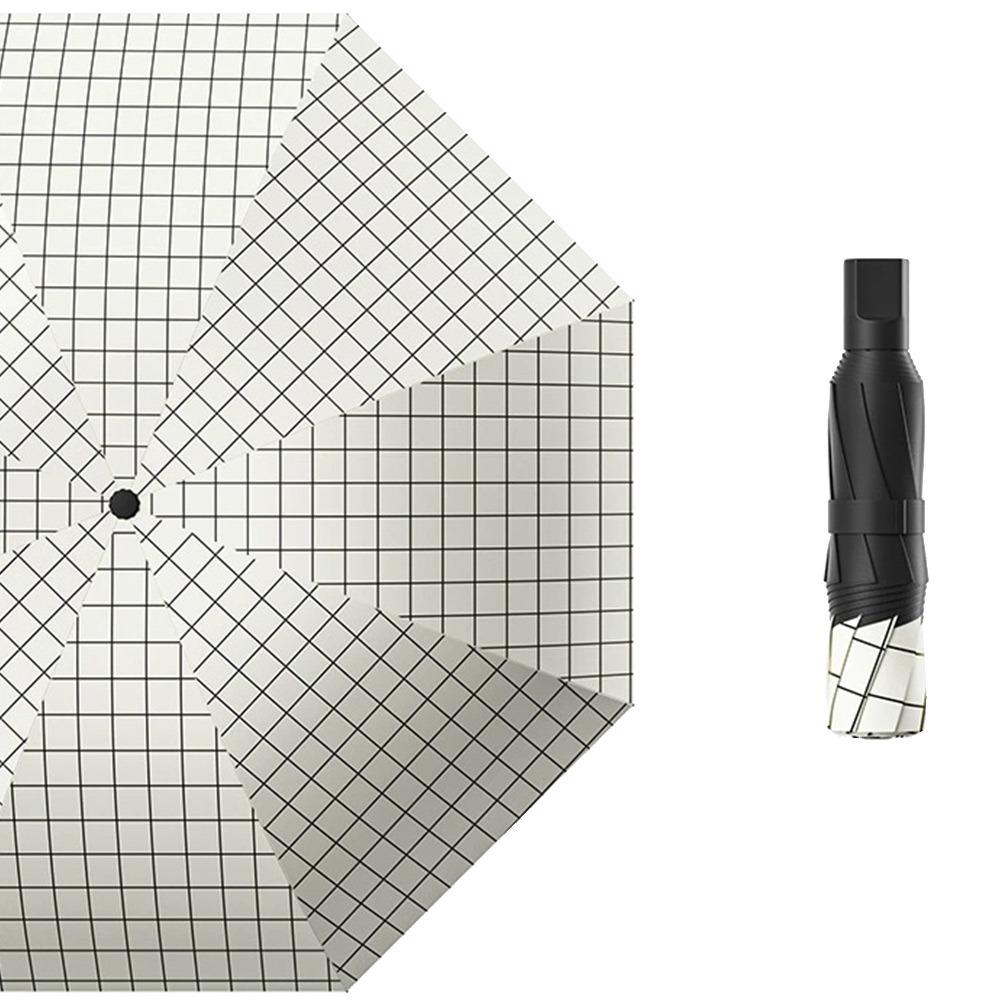 Portable Manual Pocket Rain Umbrella UV Protection UPF50+ Travel Umbrella Mini Folding Sun Umbrella Summer
