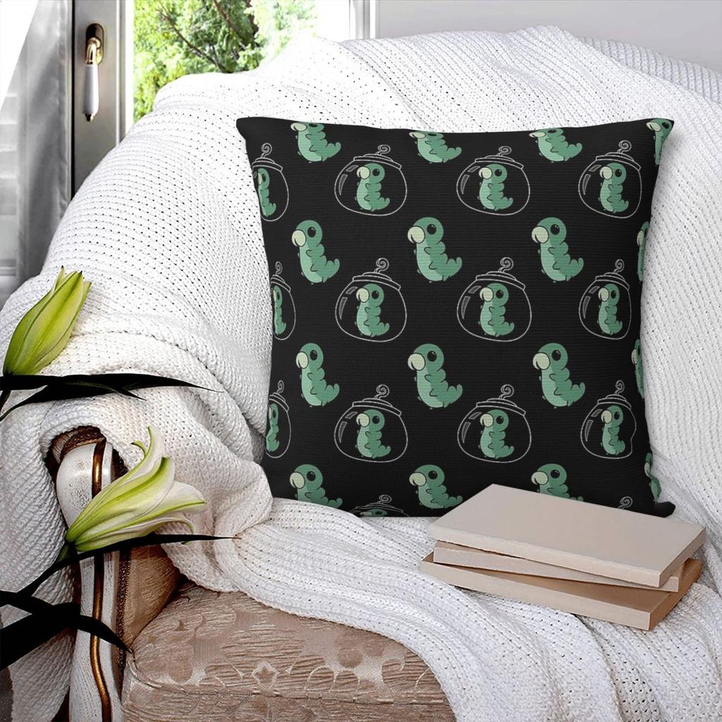 Hollow Knight Grub Pattern Square Pillowcase Pillow Cover Polyester Cushion Zip Decorative Comfort Throw Pillow for Home Sofa
