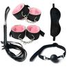 SM Fetish Bondage Erotic Toy Restraint Set Sex Toys For Women Handcuffs Whip Binding Anal Plug Vibrator Couple Sexy Tool