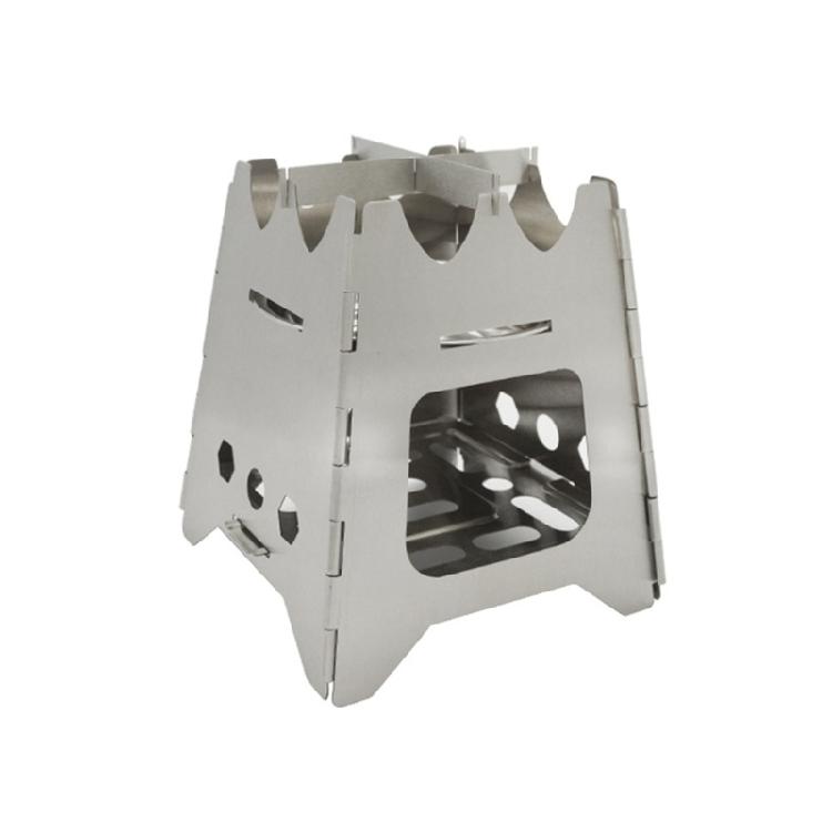 

Windproof Wood Burning Foldable Stainless Steels Wood Stove Survival Stove Camping Backpacking Firewood Stove Folding 1