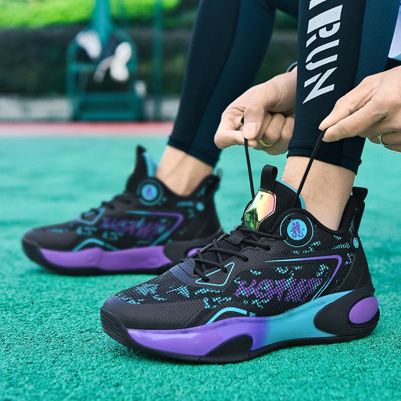 Basketball shoes spring and summer new non-slip, wear-resistant and shock-absorbing low-top actual combat professional sports shoes male students ceme