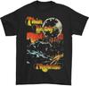 Vintage Thin Lizzy Nightlife Zwaar Katoen Zwart Alle Maten Unisex Shirt