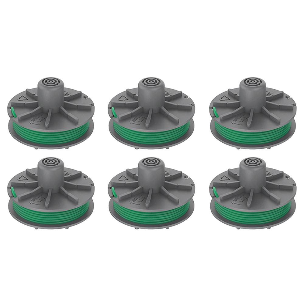 

6 шт. Для Gardena 5309-20 Котушки для газонокосарки Запчастина Котушки дроту для тримера A