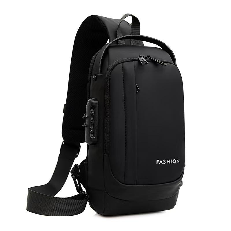 Мужская водонепроницаемая противоугонная мотоциклетная сумка через плечо с кодовым замком