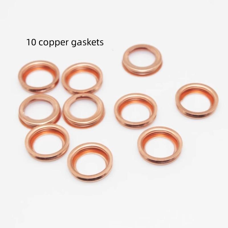 For NISSAN QASHQAI X-TRAIL LIVINA ALTIMA  SUNNY TIIDA MARCH MURANO engine  Oil pan  Oil drain screw  pad Copper Gasket