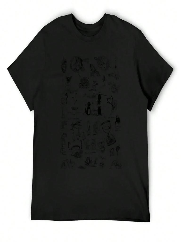 Inktober 2021 T-Shirt Custom T-Shirts Shirts Tees Graphics Cotton T Shirt unisex