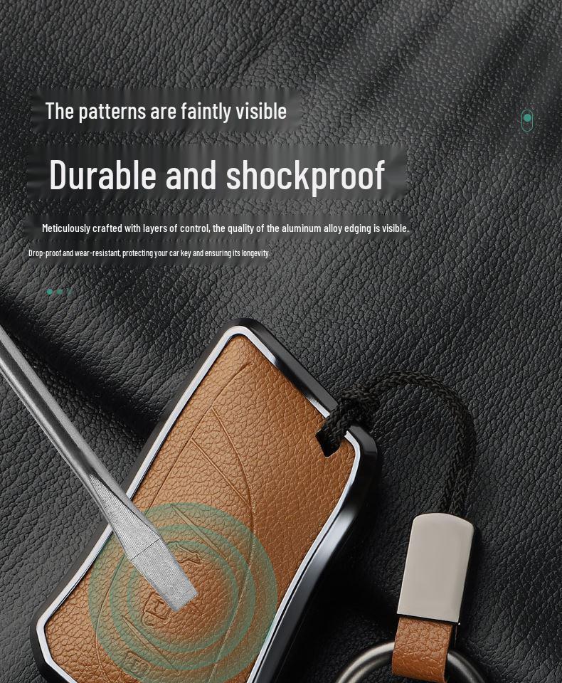 Genuine Goatskin Key Cover for 25 Lexus Models: ES200, RX350H, NX200, ES300H, and More.