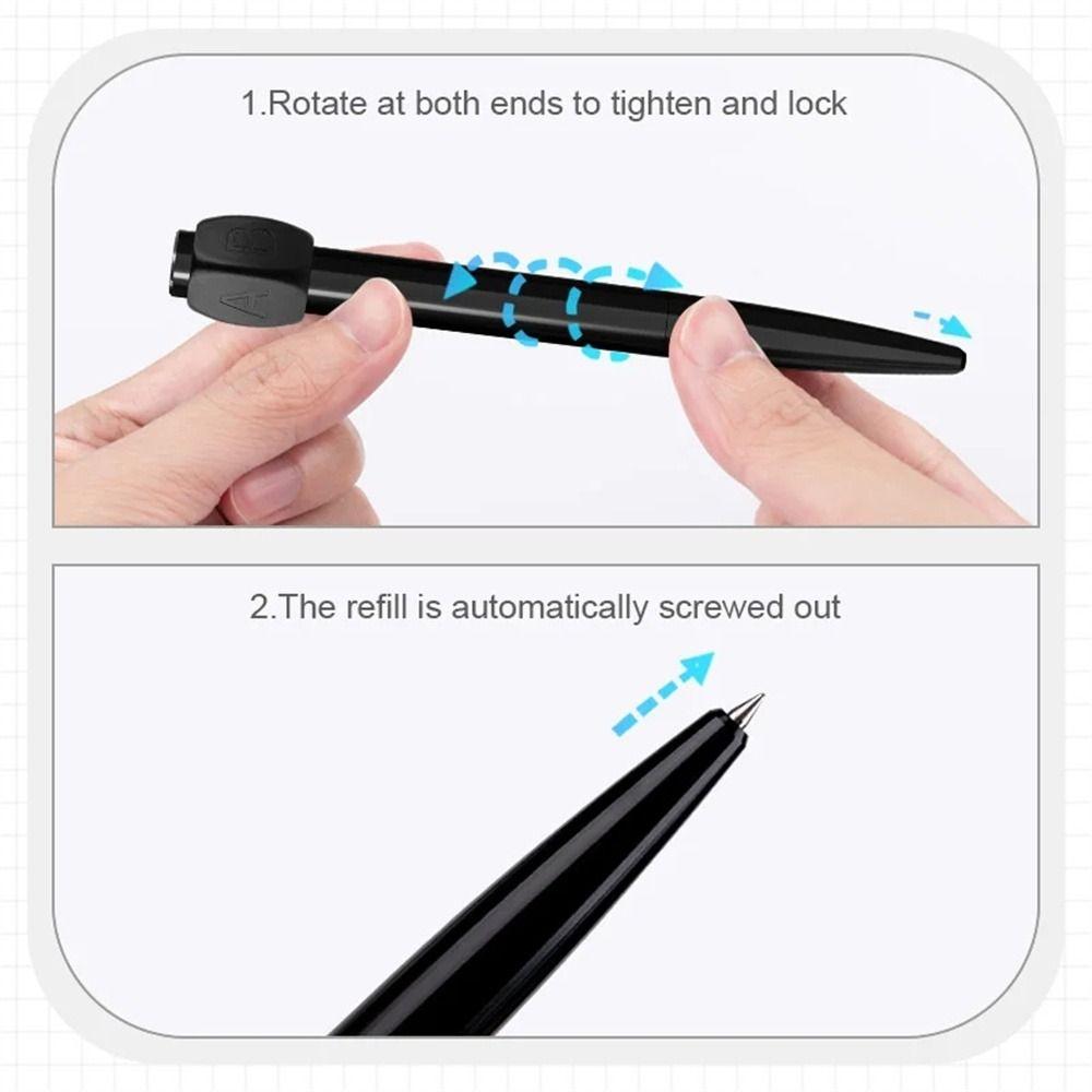 ABCD Select Rotatable Gel Pen Kill Time Toys Rotary Neutral Pen Answer Pen  Artifact Meeting