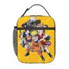 Custom Anime N-Narutoes Lunch Bag for Women Thermal Cooler Insulated Lunch Box Beach Camping Travel Leakproof Tote Bags