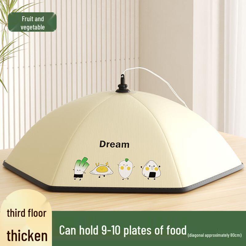 ZISIZ 3-Layer Foldable Insulated Food Cover