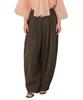 Titibait Volume Cocoon Pants AGXT0437 Medium Brown Women's