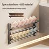 Punch-Free Wall-Mounted Bathroom Slipper and Shoe Organizer
