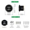 Yooreal 12/24V 36/48V 72V Golf Cart Battery Meter,Hour Meter&Battery Indicator Gauge Meter Lead-Acid Battery(Excluded Trojan),Charging Reminder,for
