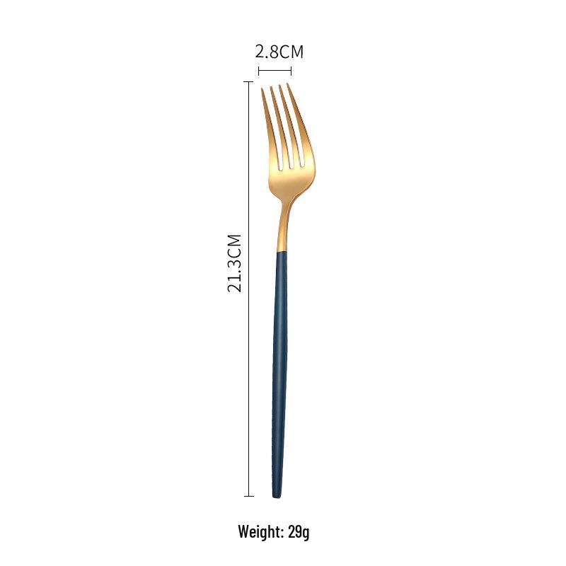 European High-Value Stainless Steel Tableware Set: Portuguese Knife, Fork, and Spoon for Hotels and Western Dining