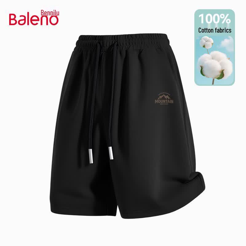 Baleno Men's Cotton Loose Fit Casual Shorts