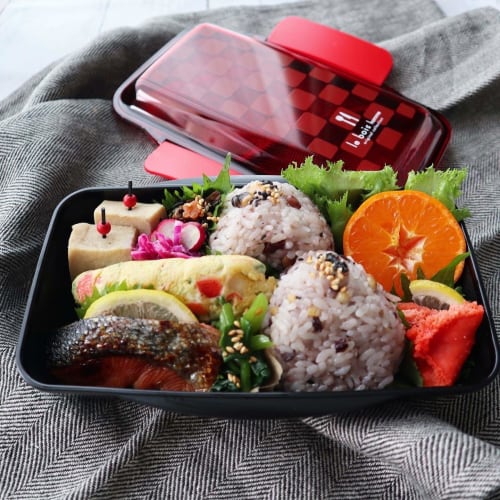 Komori Resin Le Voile Homme Herren Dome Lunchbox 750ml Rot