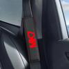 High Quality Car Seat Belt Protection Shoulder Pad Cover for Volkswagen MK7 Logo Top leather automotive Protection accessory