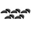 5 Pairs Round Toe Inserts Thickened PU Foam Shoe Size Reducer Non Slip Toe Cushion Filler for High Heels Sneakers Boots