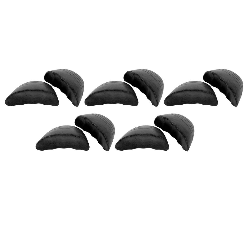 5 Pairs Round Toe Inserts Thickened PU Foam Shoe Size Reducer Non Slip Toe Cushion Filler for High Heels Sneakers Boots