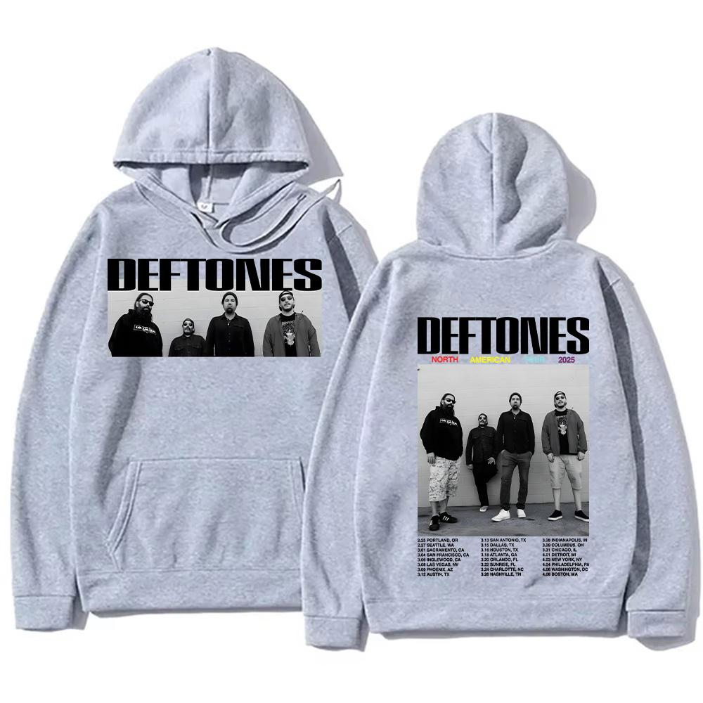 Deftones Tour 2026Hoodies Deftones New Creative Aesthetic Sweatshirts Retro Loose-fit Clothing Fall Unisex Streetwear Pullover Valentines Graphic Tops