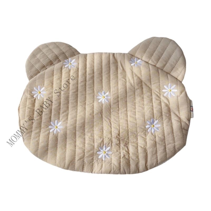 

H3CD Soft and Breathable Infant Pillow Cotton Fabric for Newborns Baby Sleep Pillow