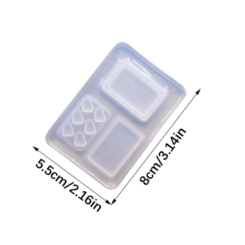 Versatile Silicone Mold For Making Miniature Strawberry Handmade Gift Doll House Food Toy Making Tool