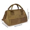 Camping Storage Bag Tote Accessories Organizer Portable Tool Black