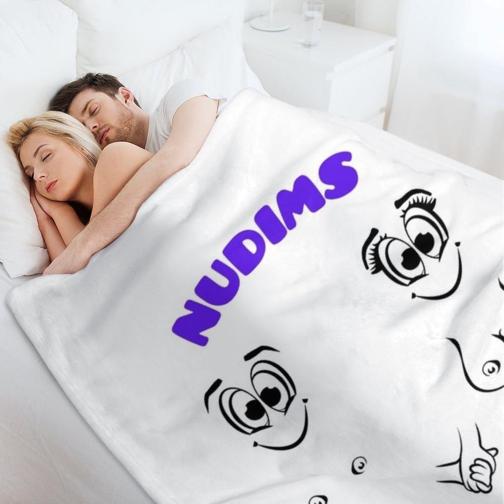 NUDIMS Paar (blau) Decke Karomuster auf dem Sofa Flanell Flauschig Individuelle Decken