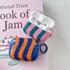 Wave Stripes Glossy Splicing Earbuds Case for Apple Airpods 3 4 Pro 2 Wireless Bluetooth Earphone Cover for Airpods Pro 3