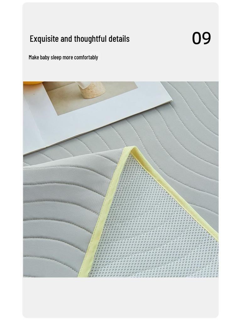 Ice Silk Summer Cool Mat - Class A, Machine Washable, for Dorms and Nursery
