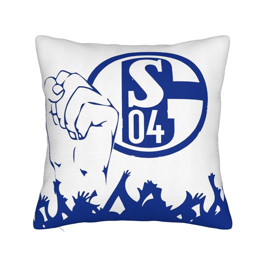 S-Schalke 04 Team Pillow Cover Novelty Pillow Case For Wedding Party Home Decor Soft Cushion Cover Gift