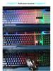Waterproof Rainbow Backlit Gaming Keyboard & Mouse Set for Home or Office
