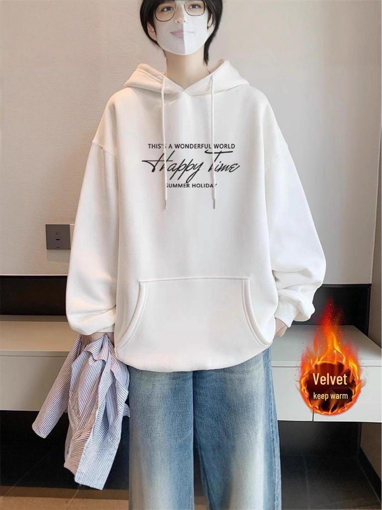 Unisex Trendy Hooded Sweatshirt - Autumn Winter Warm Casual Top