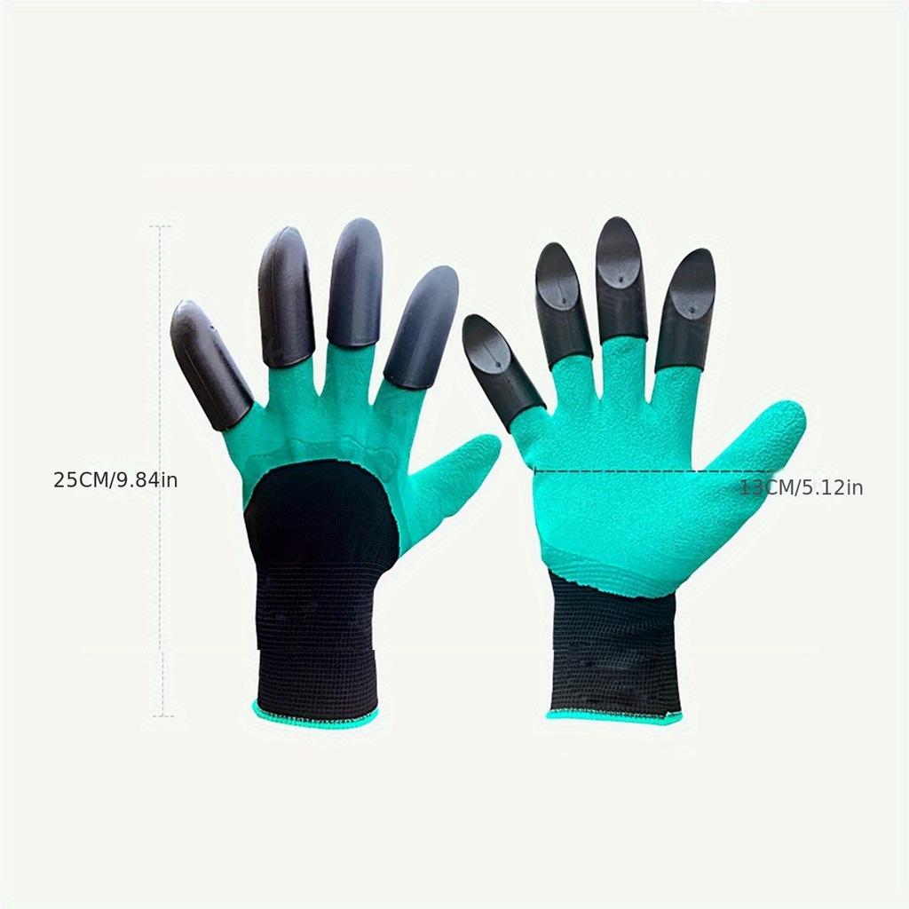 Anti Puncture Latex Gloves With Claws For Outdoor Gardening, Vegetable Planting, Soil Excavation Protection, Labor Gloves