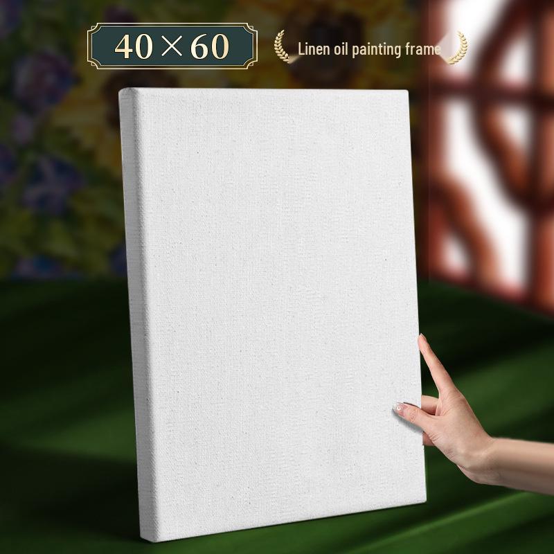 Mali Leinen-Canvas mit Rahmen für DIY Öl- und Acrylmalerei - 10 leere Tafeln